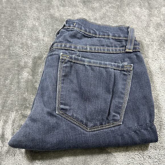 Flying Monkey Denim - Flying Monkey Jeans Womens 24 Blue Low Rise Skinny Preppy Dark Wash Denim Pants